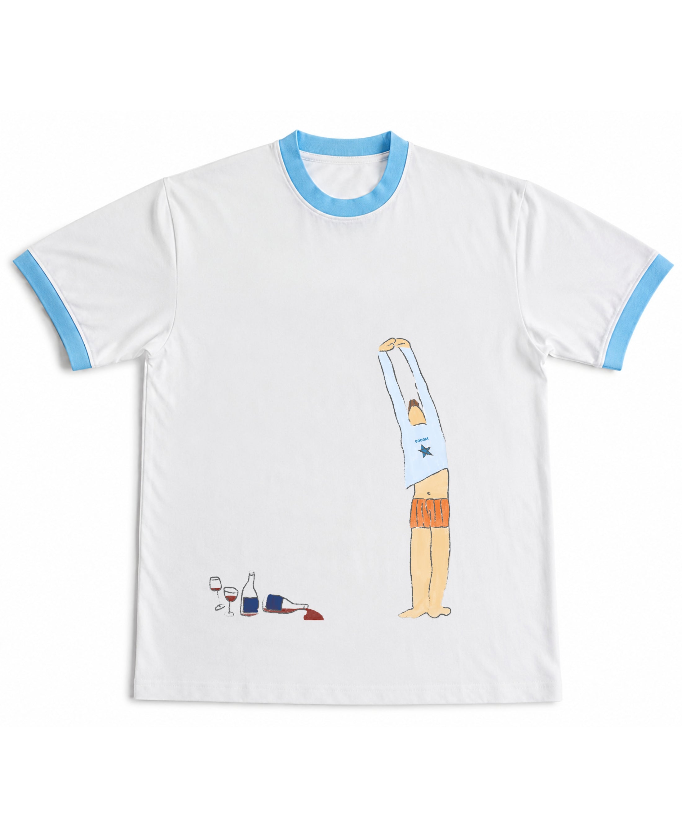 9000M Ringer Tees collection – retro contrast trim tees