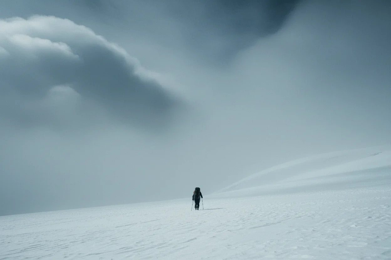 9000M hero - snow-covered mountain landscape, outdoor streetwear for India