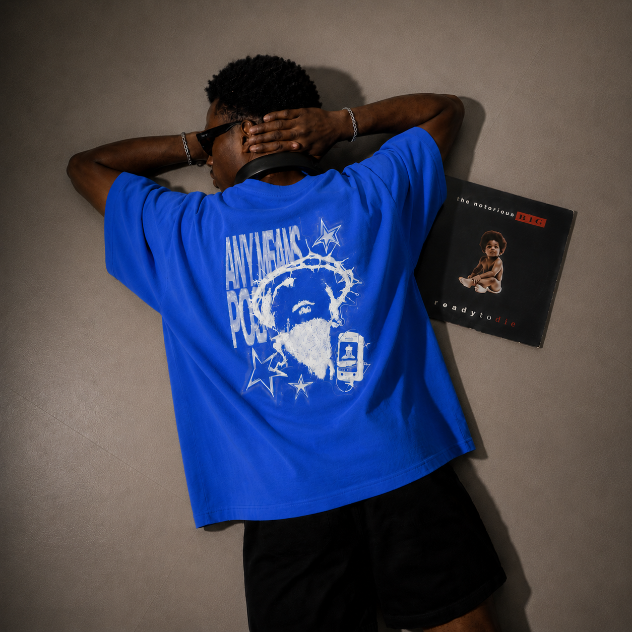 Liberty Walk Oversized Blue Tee