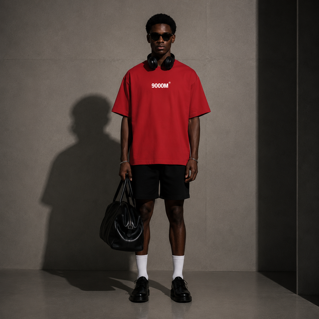 Liberty Walk Oversized Red Tee
