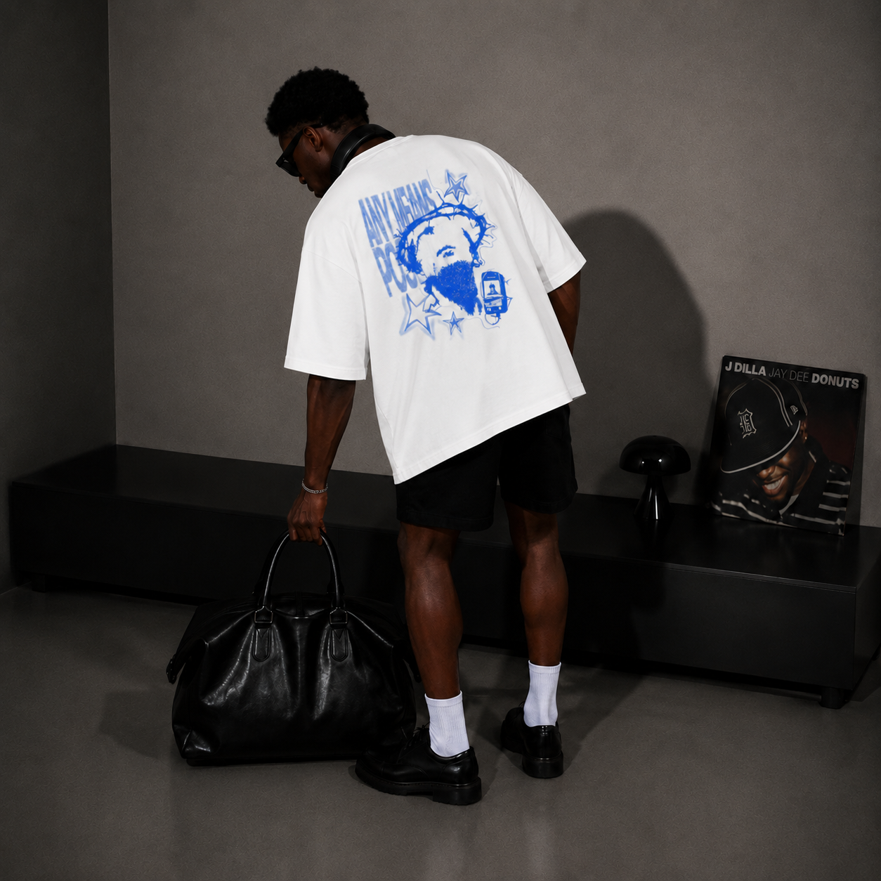 Liberty Walk Oversized White Tee