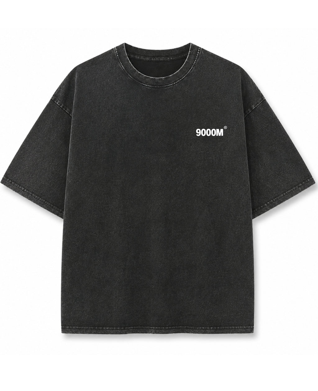 Vintage Fade Wash Oversized T-shirt Front Design