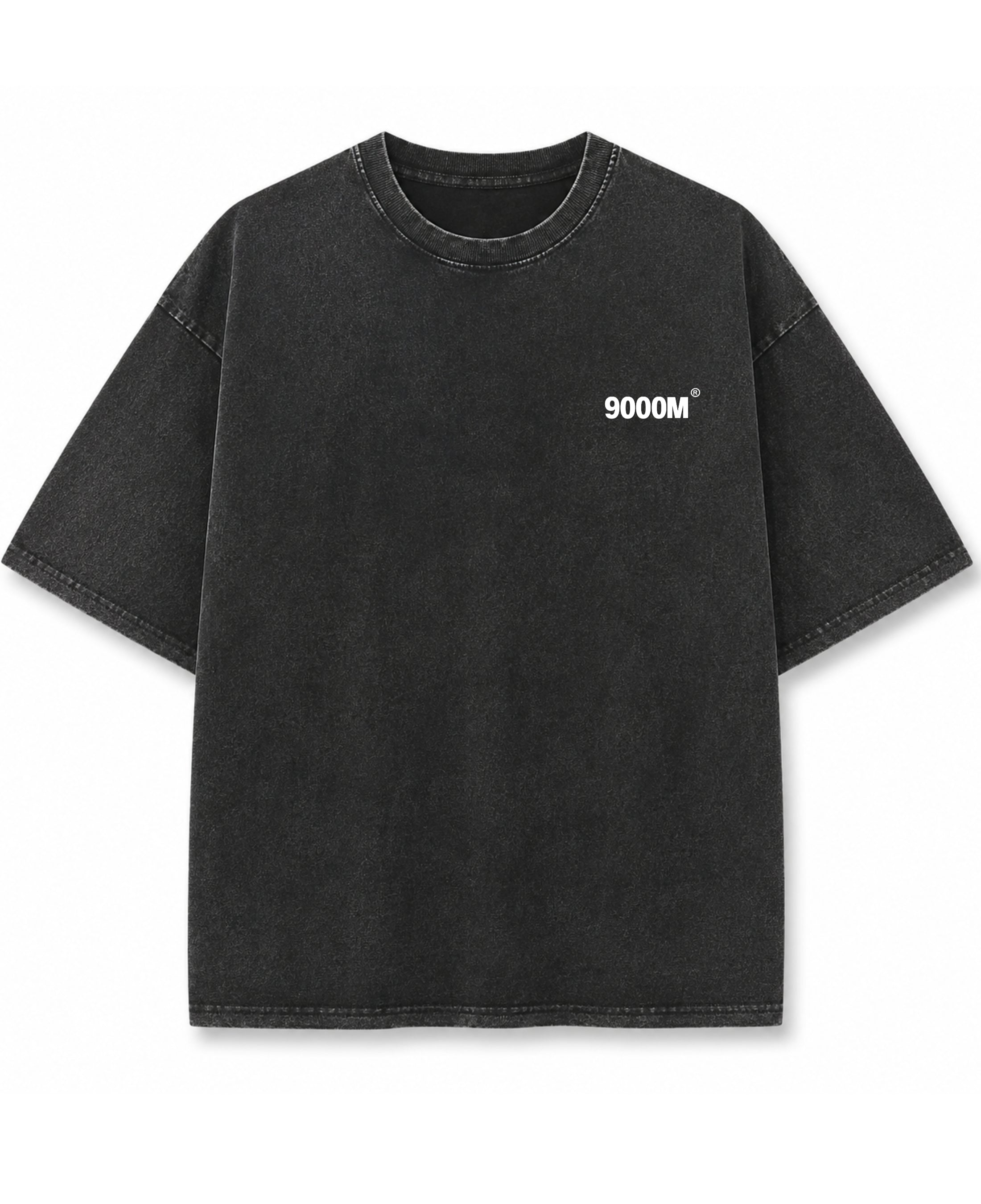 Vintage Fade Wash Oversized T-shirt Front Design