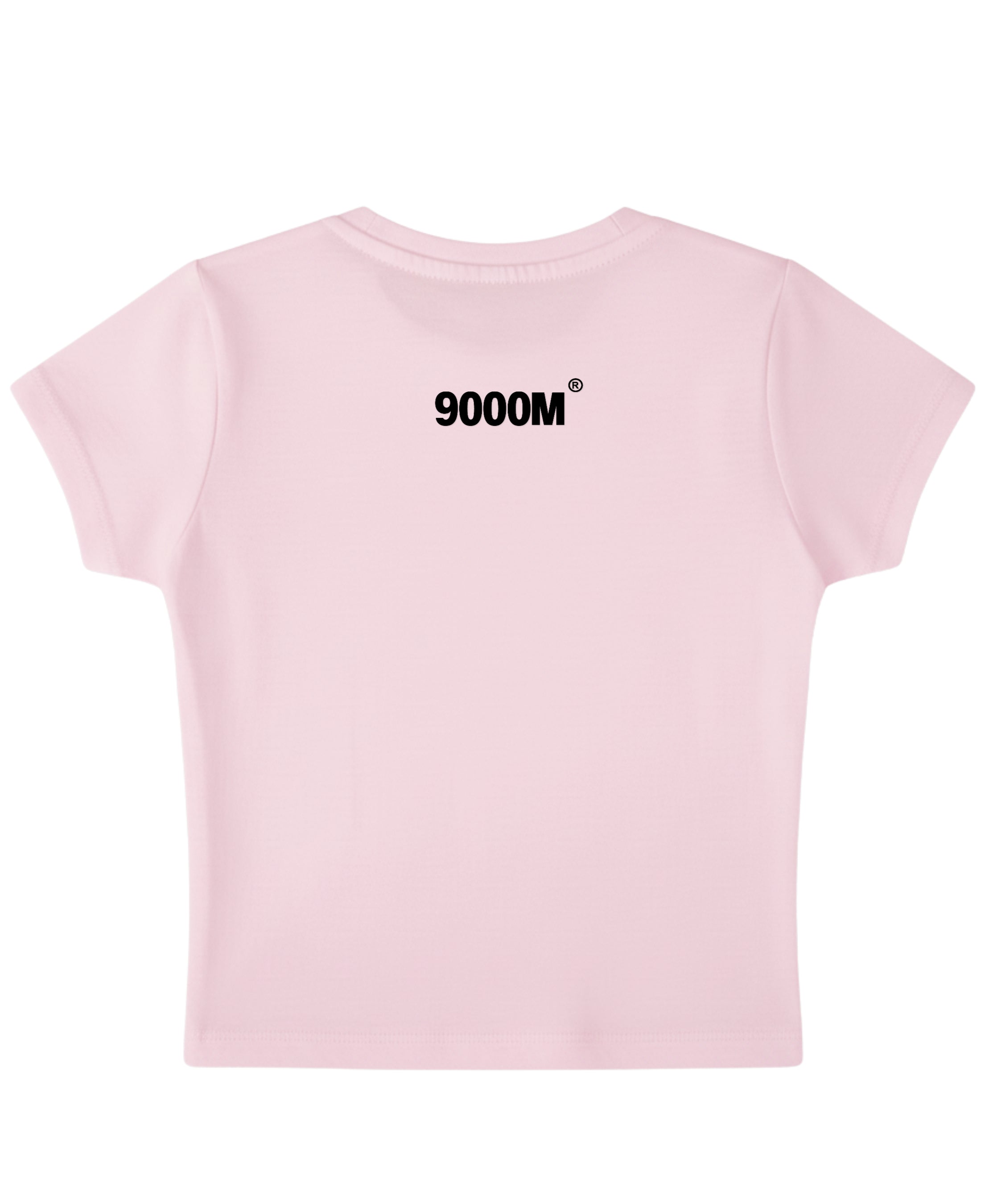 Baby Pink Baby Tee Back Design