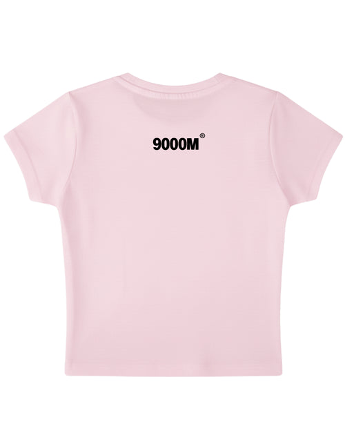 Baby Pink Baby Tee Back Design