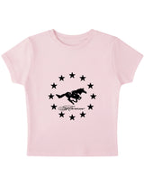 Baby Pink Baby Tee Front Design