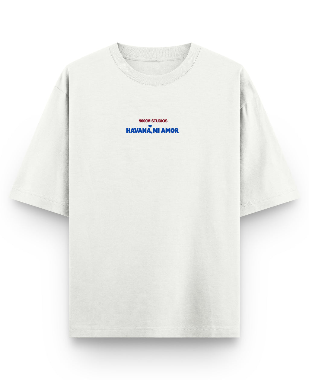 Off White Oversized T-shirt Front Design
