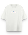 Off White Oversized T-shirt Front Design
