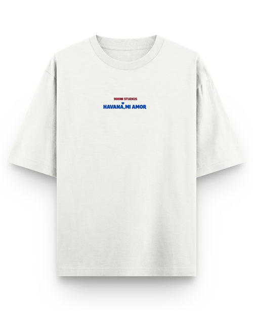 Off White Oversized T-shirt Front Design