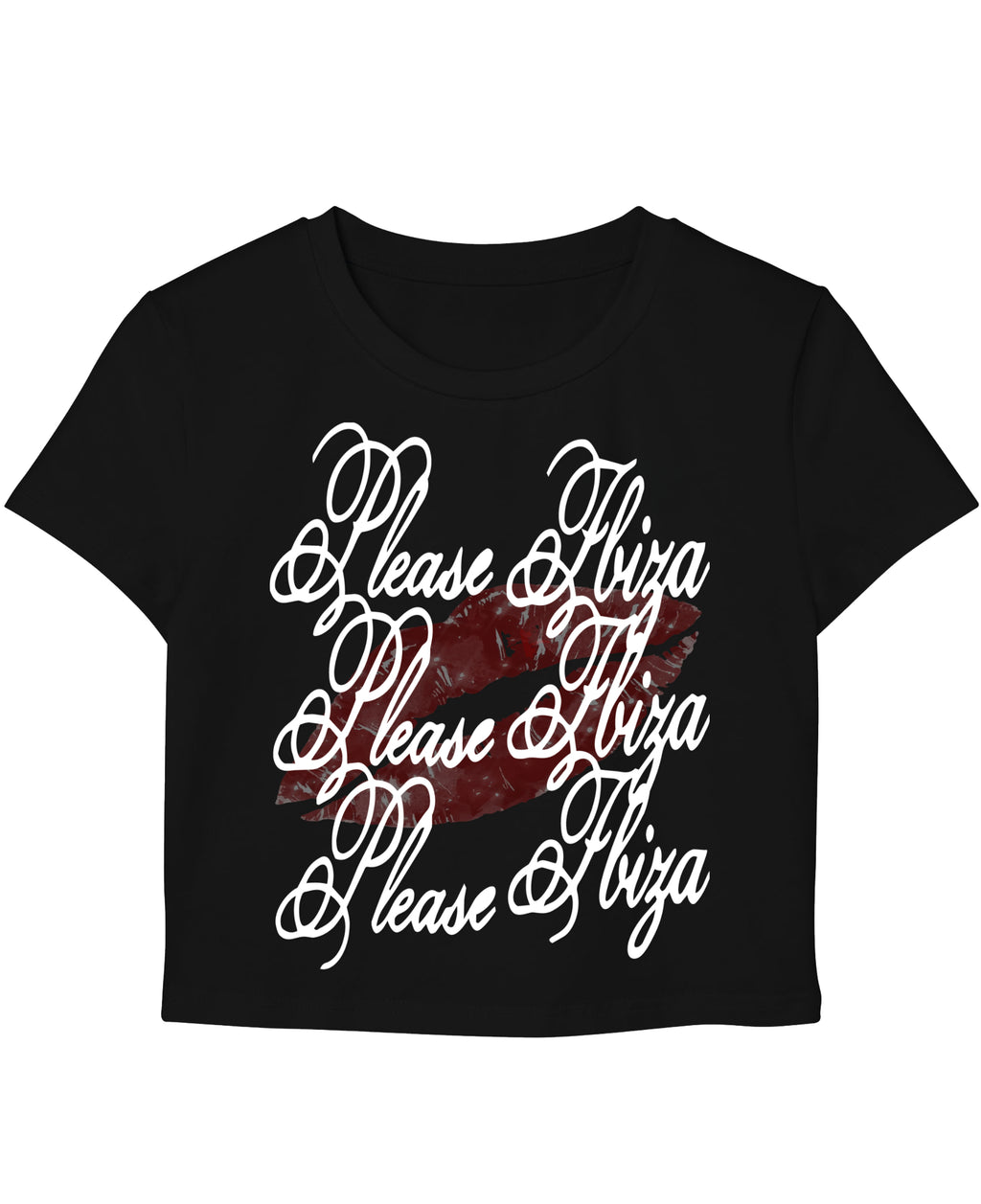 Black Baby Tee Front Design