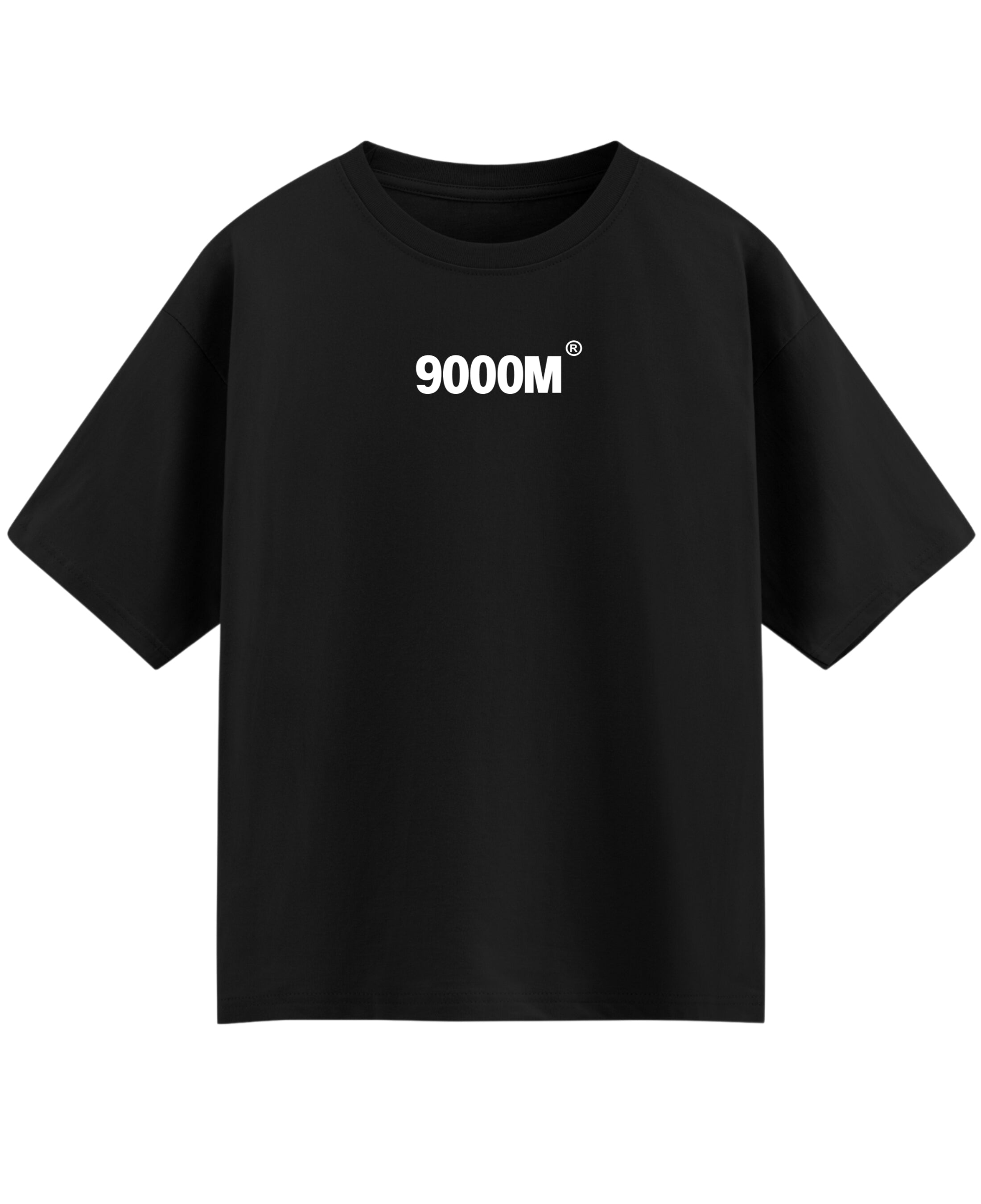 Black Oversized T-shirt Front Design