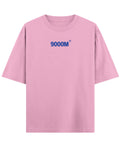 Baby Pink Oversized T-Shirt Front Design