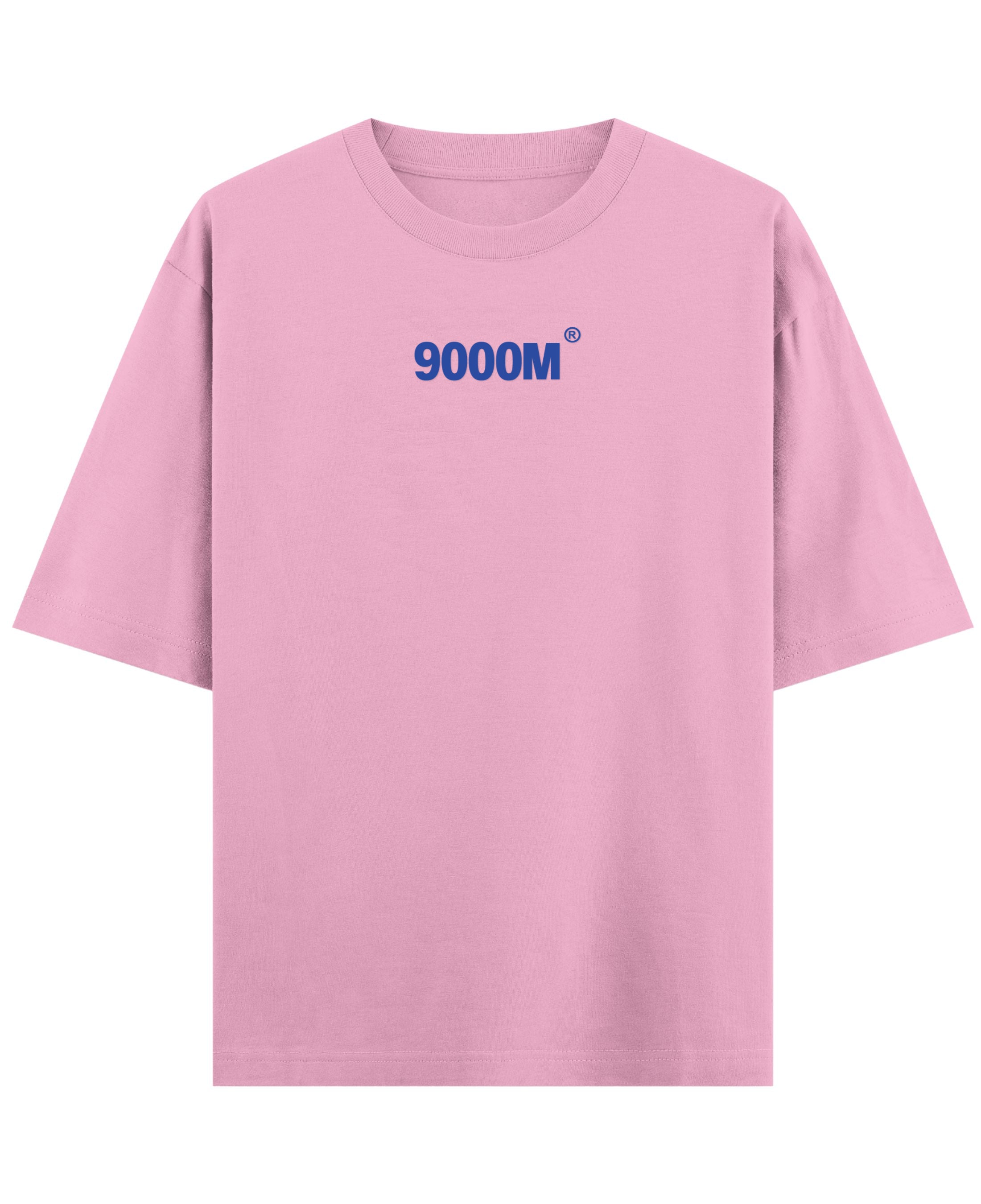 Baby Pink Oversized T-Shirt Front Design