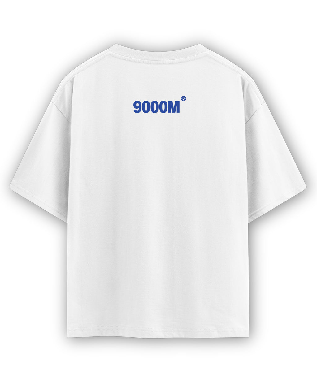 White Oversized T-shirt Back Design