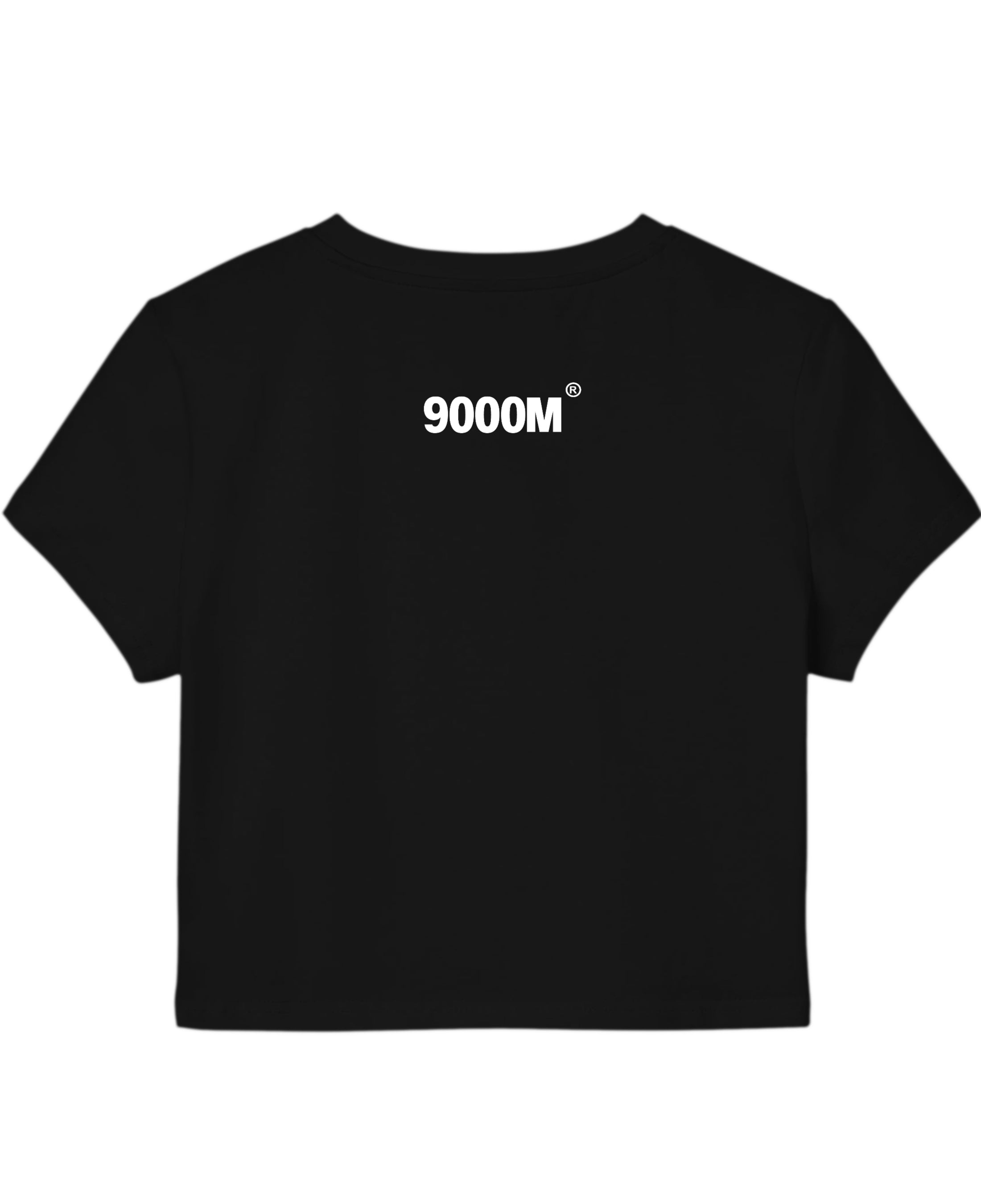 Black Baby Tee Back Design