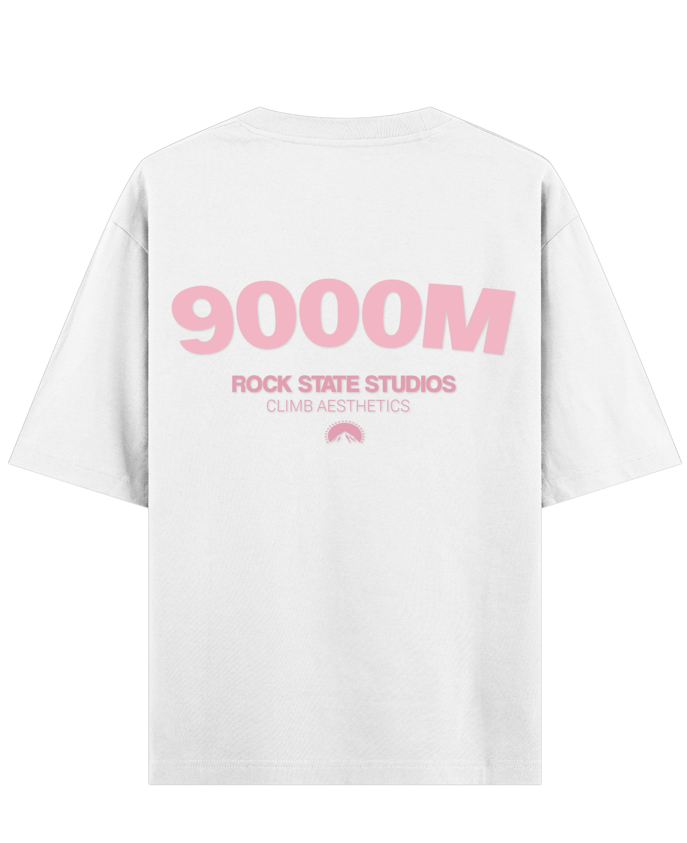 White Oversized T-shirt Back Design