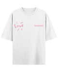 White Oversized T-shirt Front Design