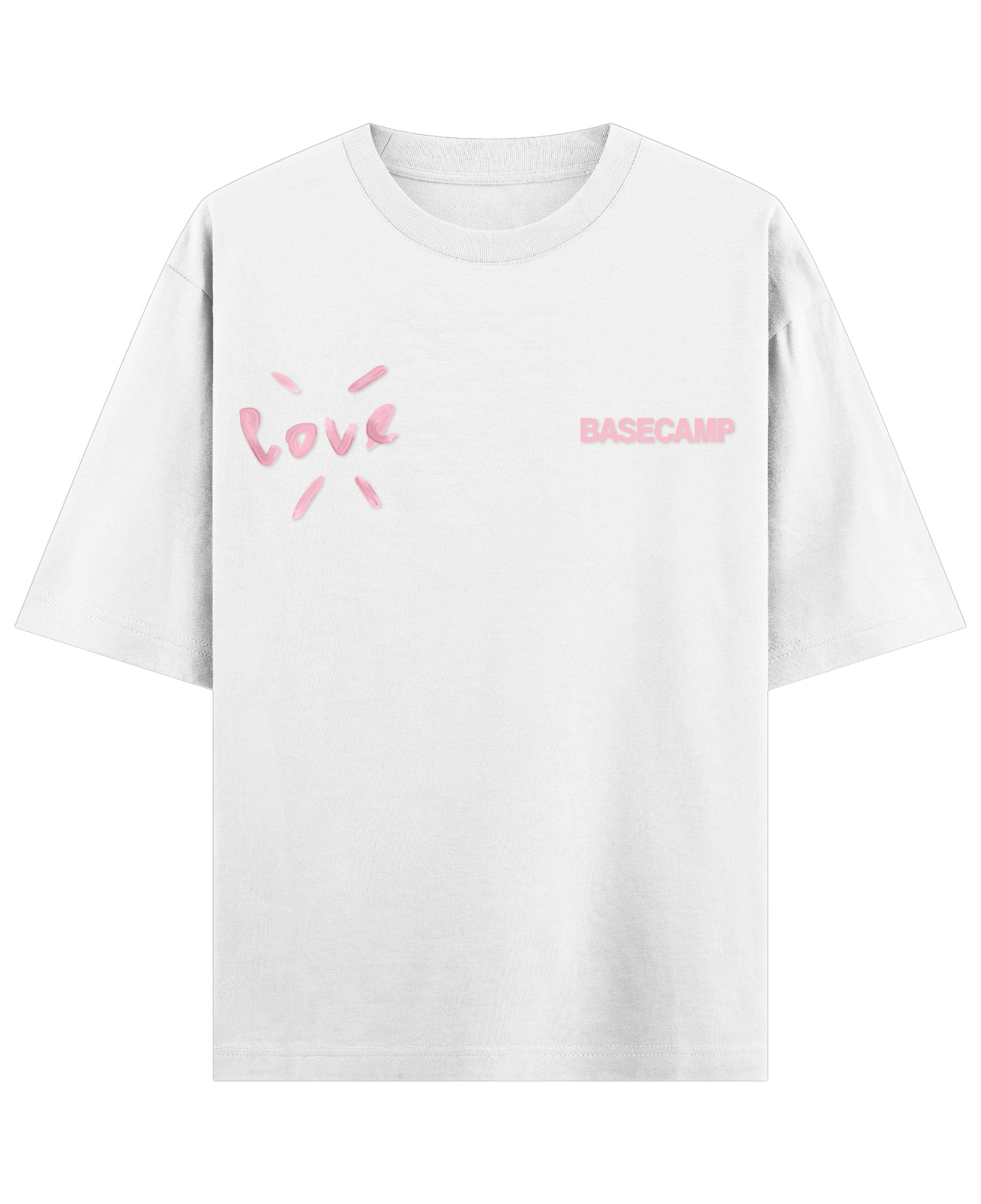White Oversized T-shirt Front Design