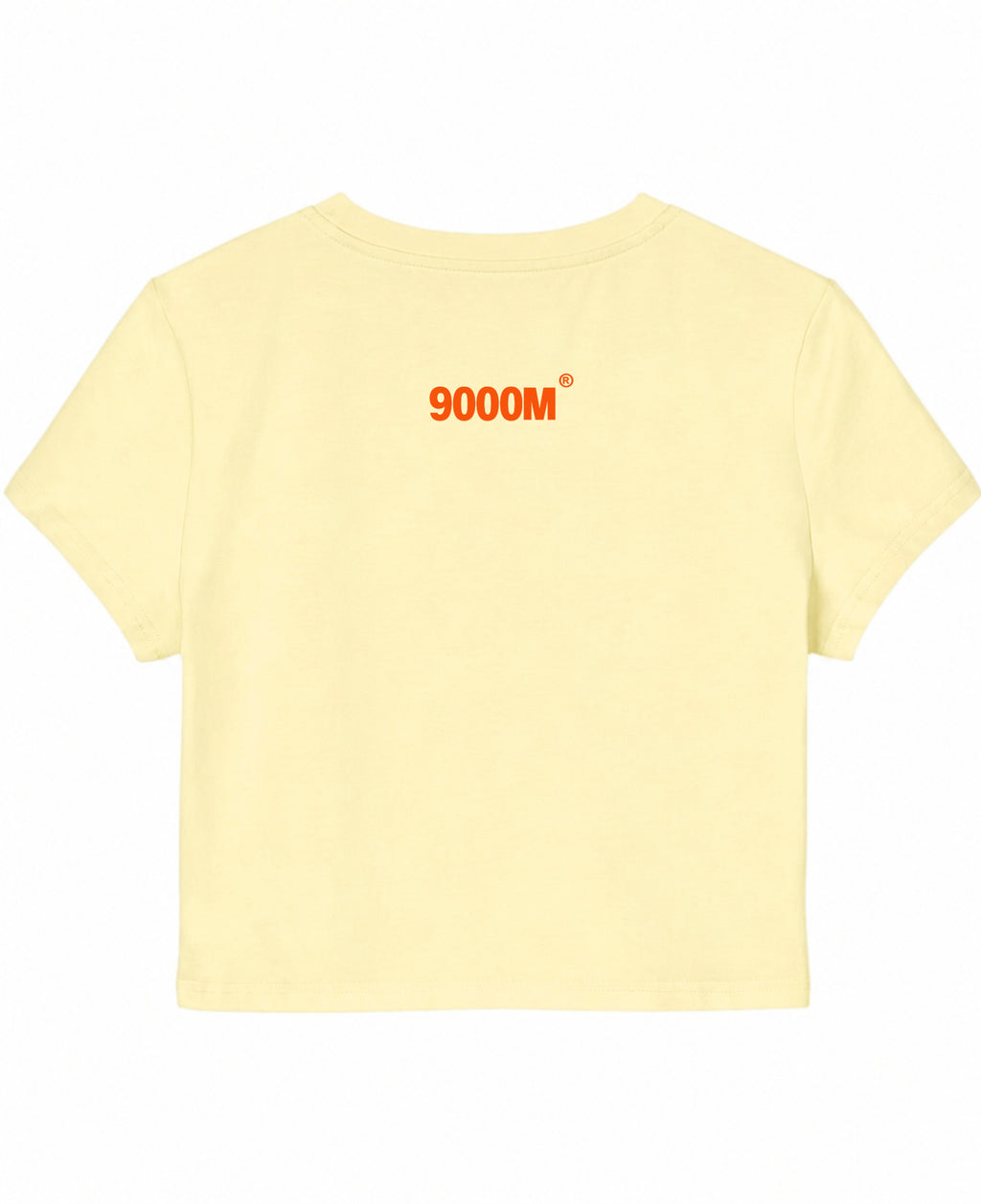 Butter Yellow Baby Tee Back Design