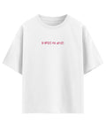 White Oversized T-shirt Front Design