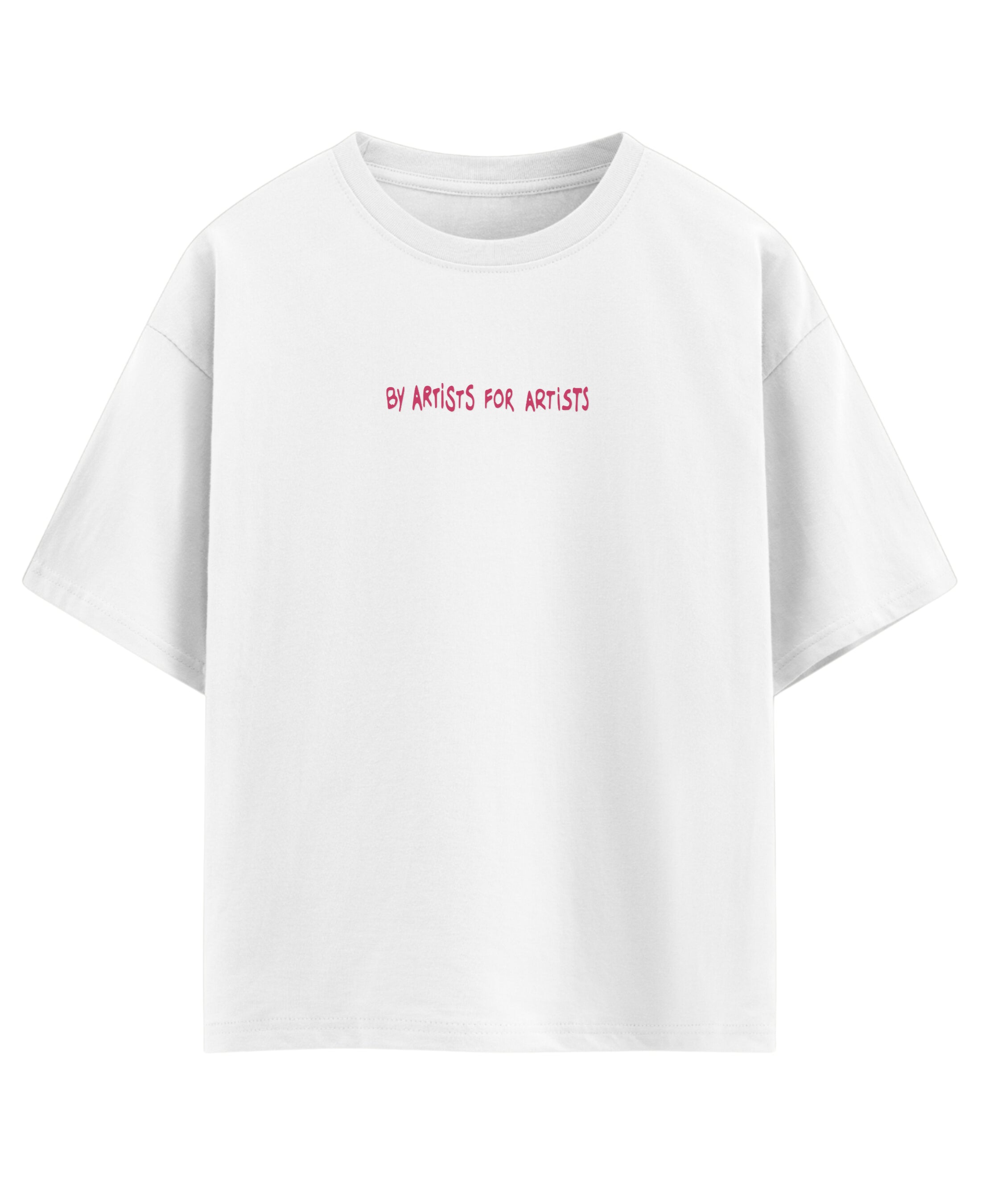 White Oversized T-shirt Front Design
