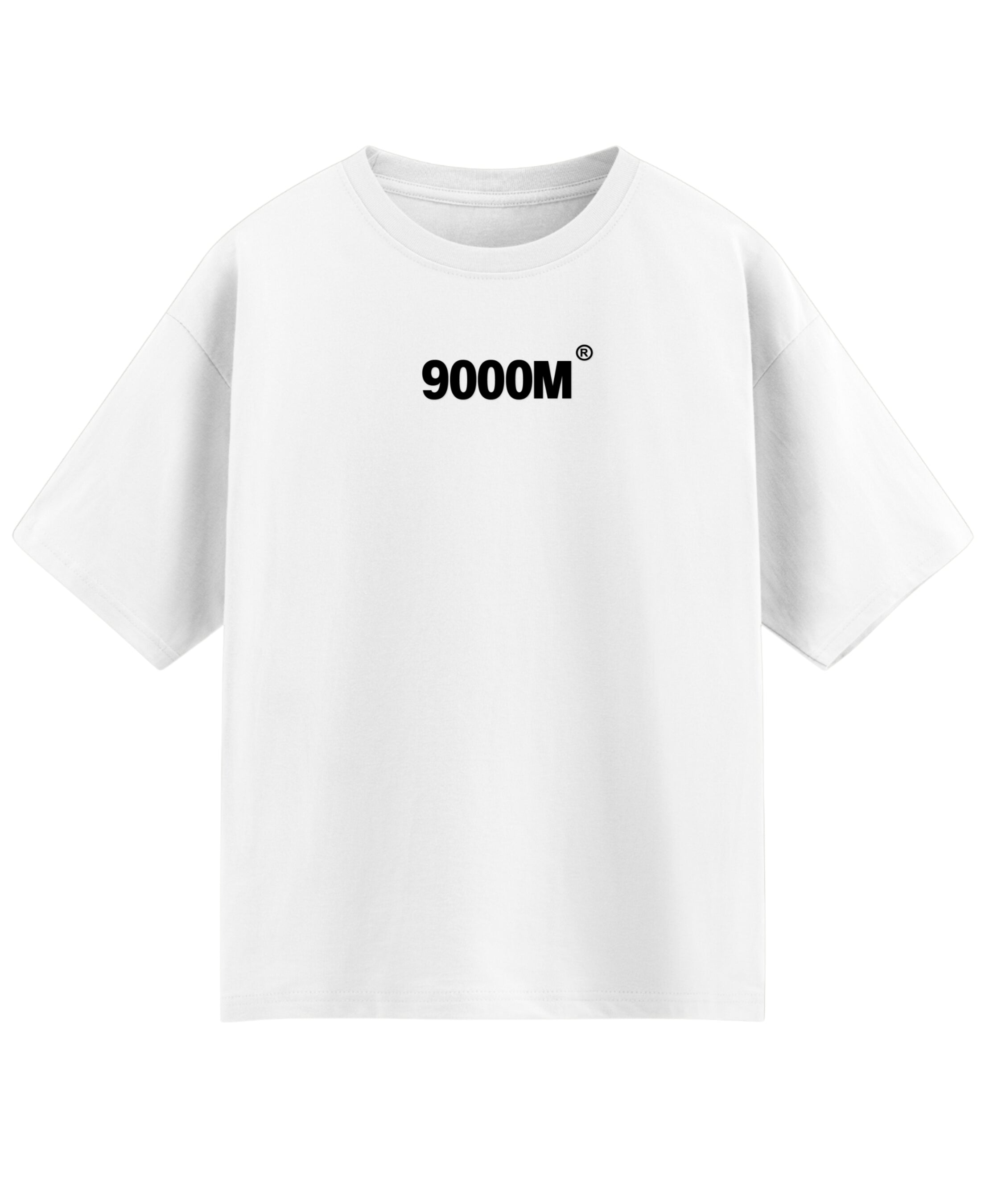 White Oversized T-shirt Front Design