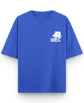 Royal Blue Oversized T-Shirt Front Design