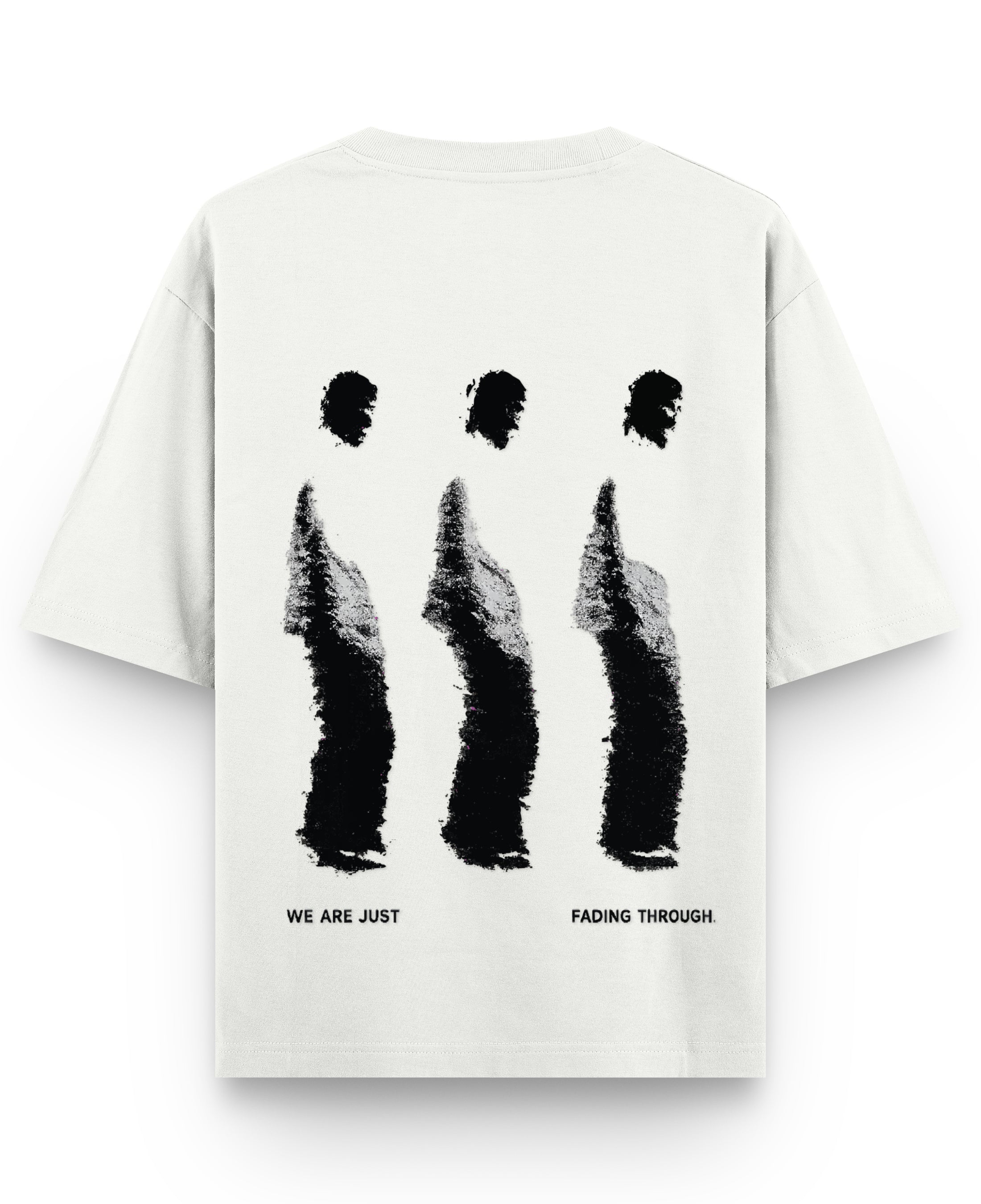 Off White Oversized T-shirt Back Design